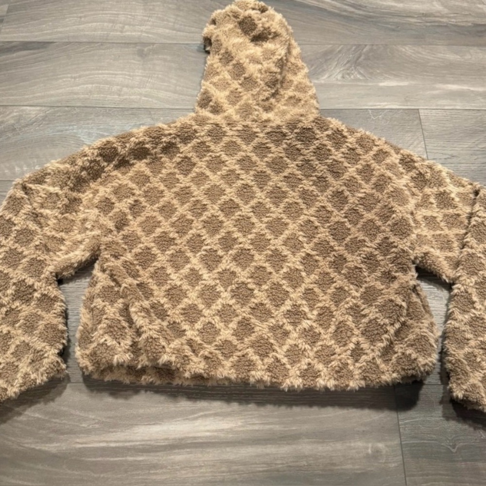 Teddy M Sherpa Hooded Jacket NWT - Picture 3 of 6